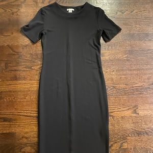 H&M knit black dress